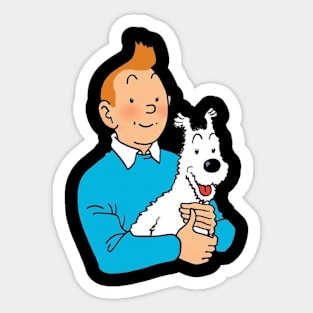 Tintin Tintin And Milou Sticker